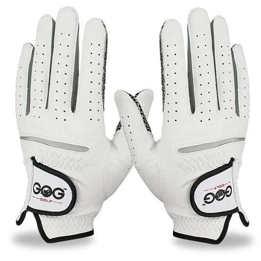 Pack 1 pc Golf handschuhe Herren links/rechts weiche atmungsaktive reine Schaffell mit rutsch festen Granulat Golf handschuhe Golf Männer